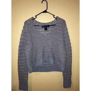 Marc Jacob’s Blue/Gray/Silver V-Neck Sweater